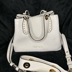 White Michael Kors crossbody bag